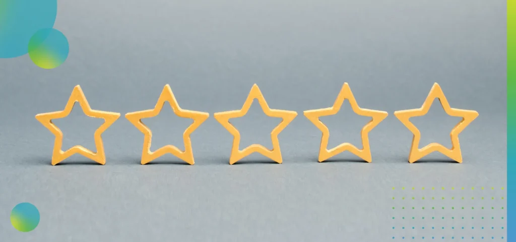 5 Review stars