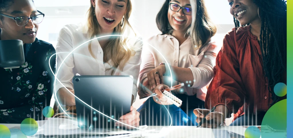Women startup business meeting Stock Photo, ft. technology abstract & information technology 